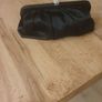 Black Satin Clutch/Shoulder Bag Image 6