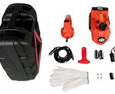5 Ton Plus Wrench 12V Car Jack Electric Hydraulic Jack Kit 45CM + Wrench Tire Inflator LED Light Portable Tire Lifting Car Repair Tool
