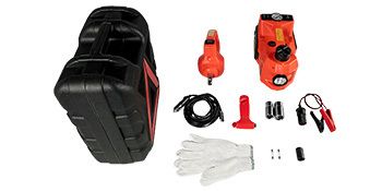 5 Ton Plus Wrench 12V Car Jack Electric Hydraulic Jack Kit 45CM + Wrench Tire Inflator LED Light Portable Tire Lifting Car Repair Tool