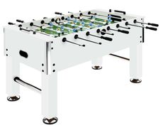 Football Table Steel 60 kg 140x74.5x87.5 cm White