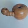 Hand turned wooden apple Image 3
