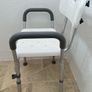 Shower Chair with Backrest and Armrests Image 5