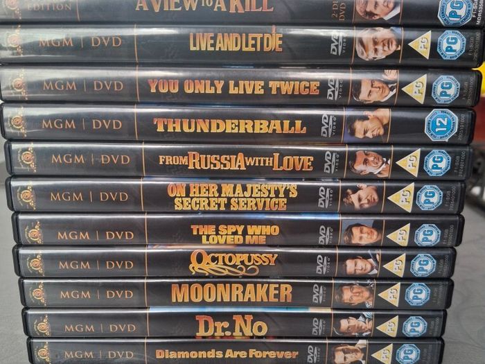 James Bond DVDs