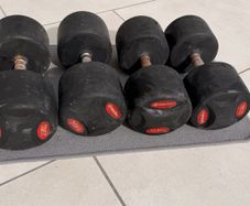 35kg & 32.5kg dumbbell weight sets