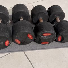 35kg & 32.5kg dumbbell weight sets