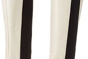 Pollini Ladies Stivale Full Leather Boots Ivory Colour EU 36,5 , UK 3,5