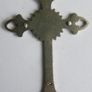 Antique Clear Crystal Rosary,  Leather Pouch Image 4
