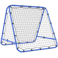 Double Sided Football Rebounder Net, Football Rebound Goal with 5 Adjustable Angles for Football Training