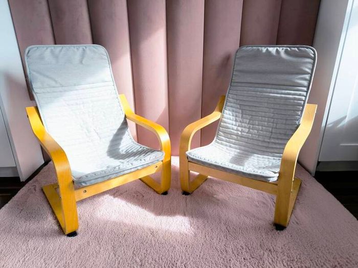 2x  IKEA Childrens Armchairs Poang. Very Good Condition