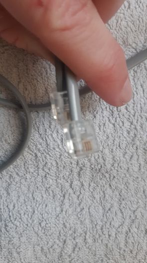 RJ11 Male to Male cable for telephone DSL Modem 2m