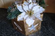 Gold Christmas Box