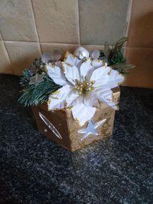 Gold Christmas Box