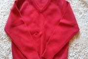 New with tags red v neck jumper