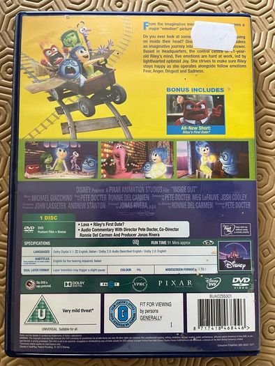 3 Disney DVDs for kids