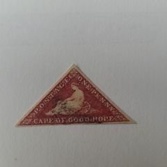 Cape Of Good Hope 1853 One Penny Pale Brick-red