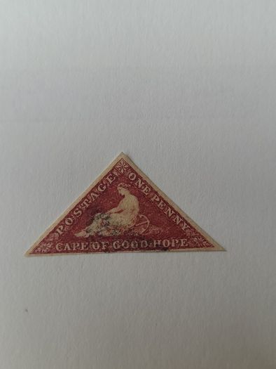 Cape Of Good Hope 1853 One Penny Pale Brick-red