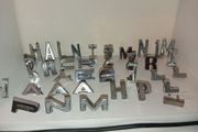 Large Collection Of Vintage Car/Vehicle Logo Letters All Originals All Metal