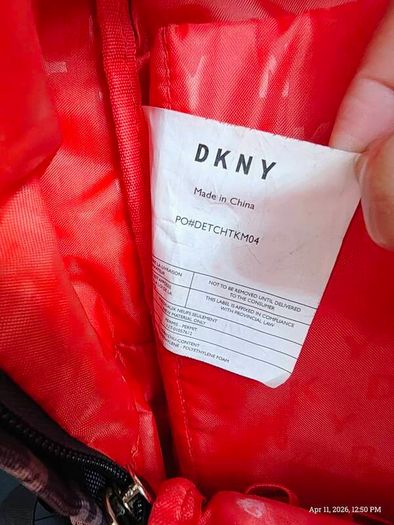 DKNY Signature Monogram Mini Backpack