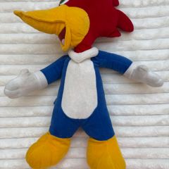 Vintage Woody Woodpecker Plush approx. 19" Walter Lantz Universal Studios Play by Play Plush Toy Used His head is FALLING down Please look a t the pictures