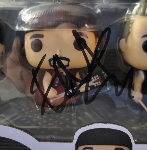 U2 signed Funko pop box set