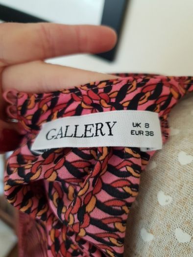 Gallery ladies patterned blouse uk10
