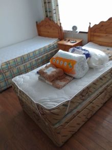 Two single beds