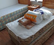Two single beds