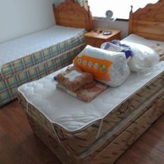 Two single beds