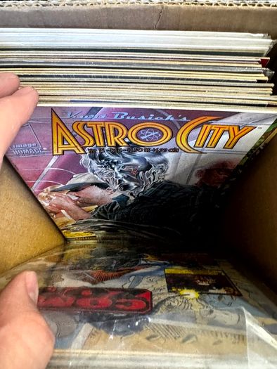 Image & Top Cow Long Comic Box w 320 comics for Sale