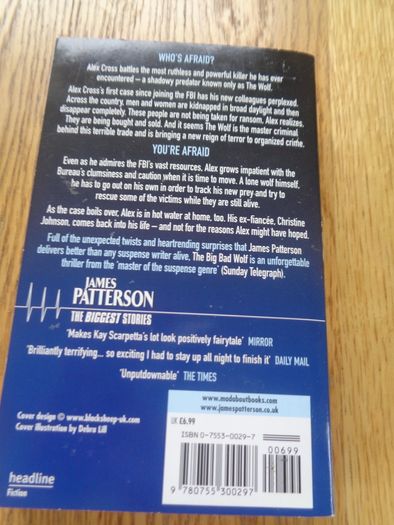 The Big Bad Wolf by James Patterson for Sale