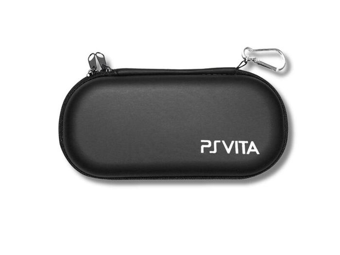 PS Vita PSP Carry Case Hard Protective Storage Bag Black