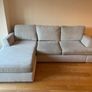 L Shape Couch in cream Image 10