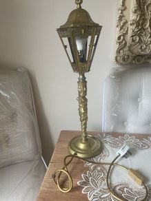 antique brass lamp