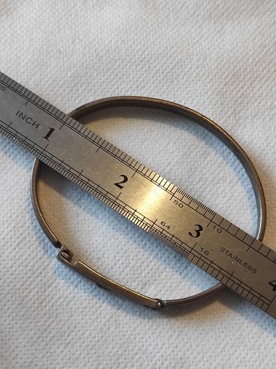 Vintage AJ sterling silver bangle
