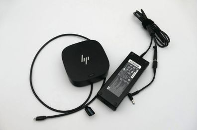 HP G5 Usb-C Model HSN- IX02 Docking Station with HP 120W Power Supply