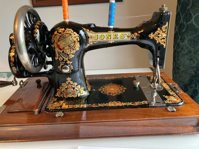 Jones Hand cranked Sewing Machine