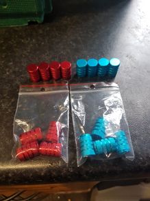 Coloured Valve Caps @ OCG