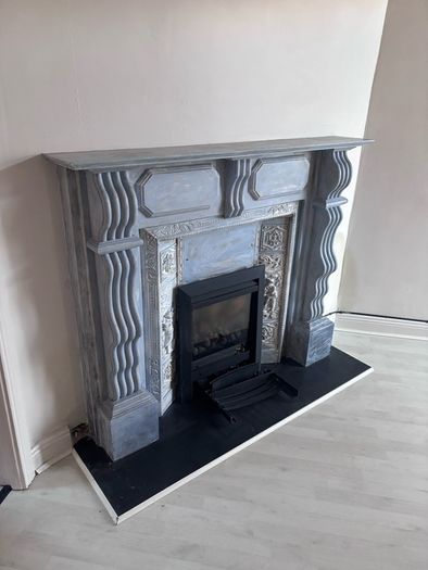 Gas Fire and Fireplace Surround