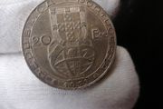 1953 Portugal Silver 20 Escudos Coin