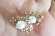 Pearl earrings