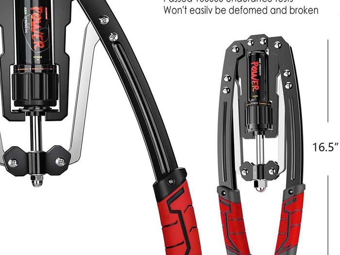 _Twister Arm Exerciser Home Gym Hydraulic Power Exerciser with Adjustable Resistance for Arm, Biceps, Abdomen, Shoulder and Chest Muscle Strength Training Fitness Equipment Arm Grip Bar