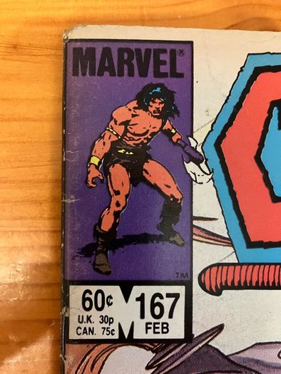 Comic: 'Conan The Barbarian' no. 167 (February 1985)