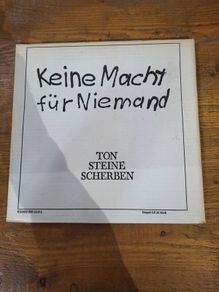Keine Macht Fur Niemand German punk Vinyl