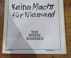 Keine Macht Fur Niemand German punk Vinyl