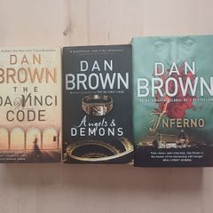 Dan Brown 3 Books Collection Paperbacks