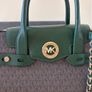micheal kors Carmen small logo belted satchel Image 9