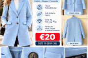 Women's coat, size UK10(EUR 38)