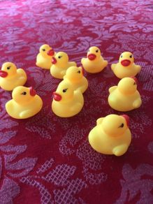 Small yellow ducks