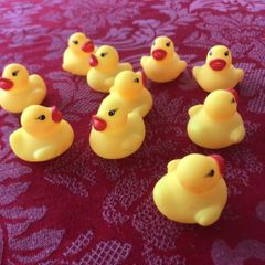 Small yellow ducks