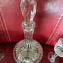 Vintage Thos Webb Decanter & Glasses Set Image 2